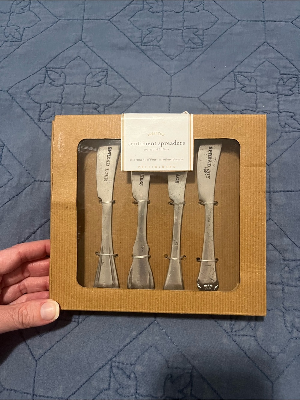 Pottery Barn antique spreaders